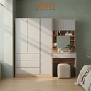 Set Lemari Pakaian & Meja Rias Emery 2 Pintu 2