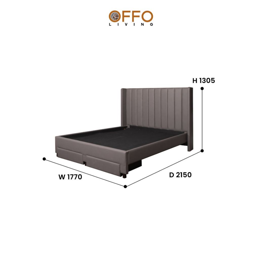 Ranjang Divan Linea 160 dengan Sandaran 3