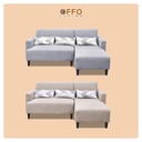 Sofa L Capella Abu-Abu 5