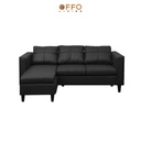 Sofa L Foshan Hitam 2