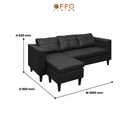 Sofa L Foshan Biru 5