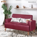 Sofa Louise 2 Dudukan Cokelat 3