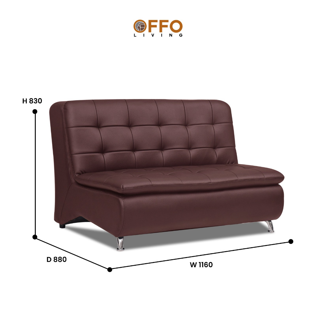Set Sofa Marvel 2-1-1 Cokelat Tua 5