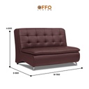 Set Sofa Marvel 2-1-1 Cokelat Tua 5