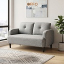 Sofa Selby 2 Dudukan Abu-Abu 2