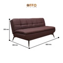 Sofa Bed Luxe Cokelat Tua 5