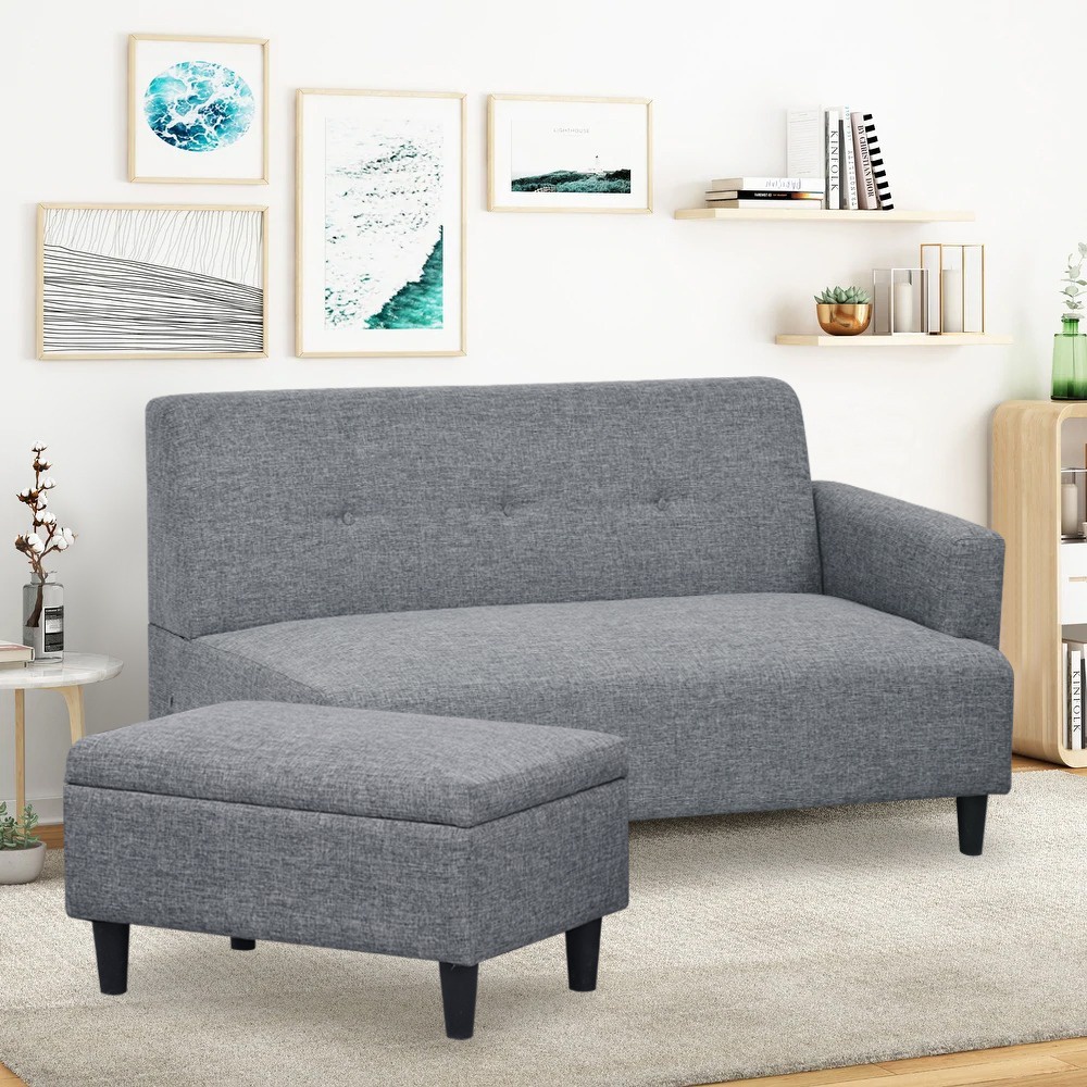 Sofa Tamara 2 Dudukan dengan Puf Paloma 3