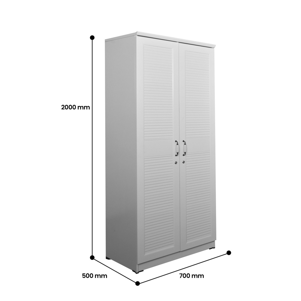 Lemari Pakaian Majestic 2 Pintu [127-D3]