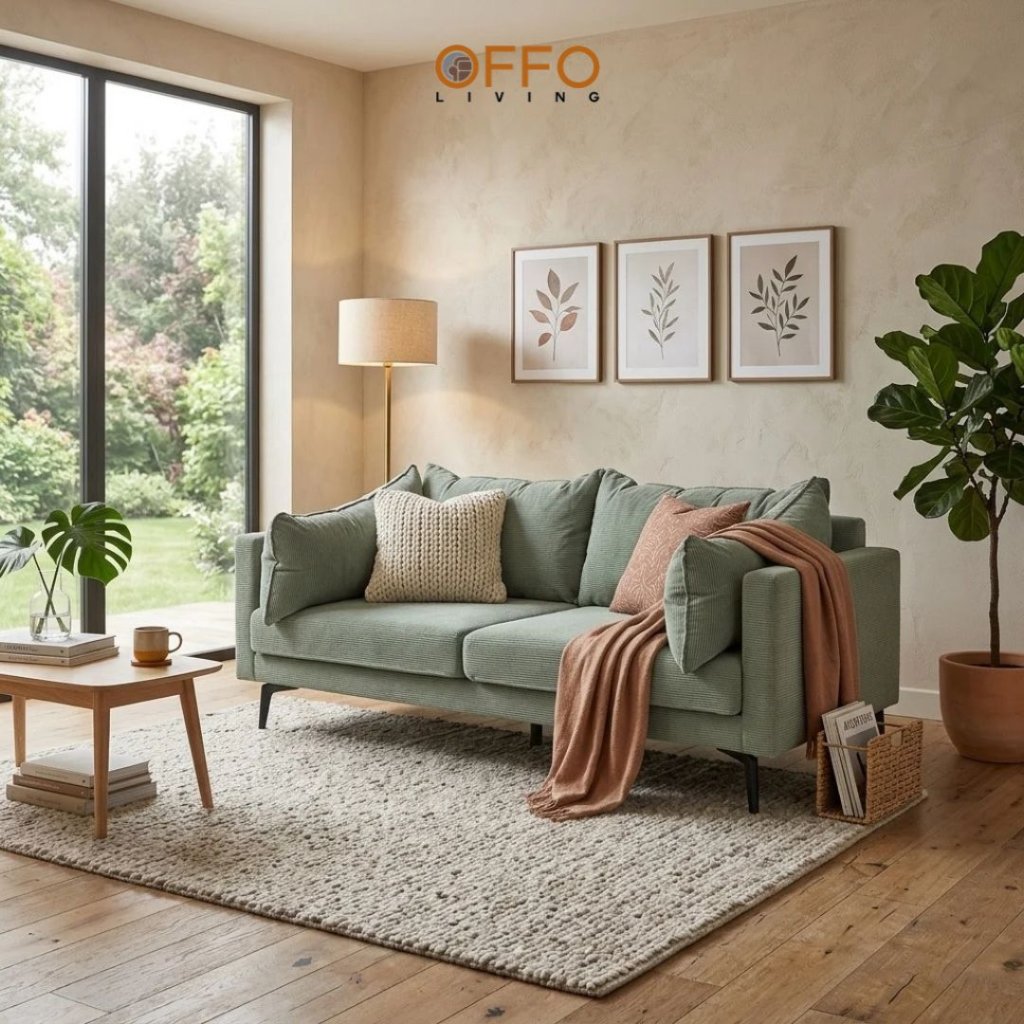 Sofa Uppsala 2 Dudukan Hijau Calypso