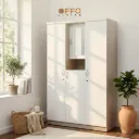 Lemari Pakaian 3 Pintu + Cermin Kecil
