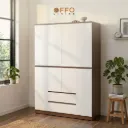 Lemari Pakaian Santorini 4 Pintu Minimalis Modern