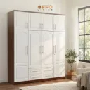 Lemari Tinggi LPXD White Brown
