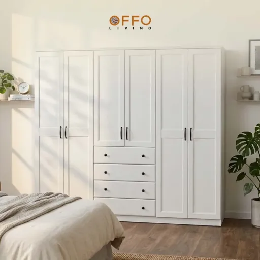 Lemari Pakaian 6 Pintu