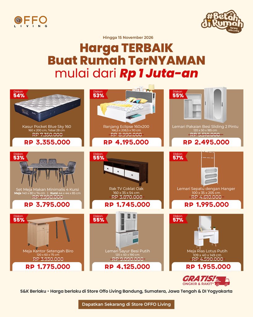 Harga Terbaik Buat Rumah Ternyaman